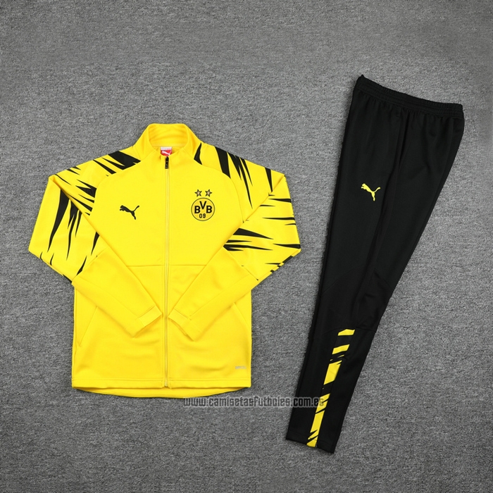 Chandal de Chaqueta del Borussia Dortmund 2020-2021 Amarillo